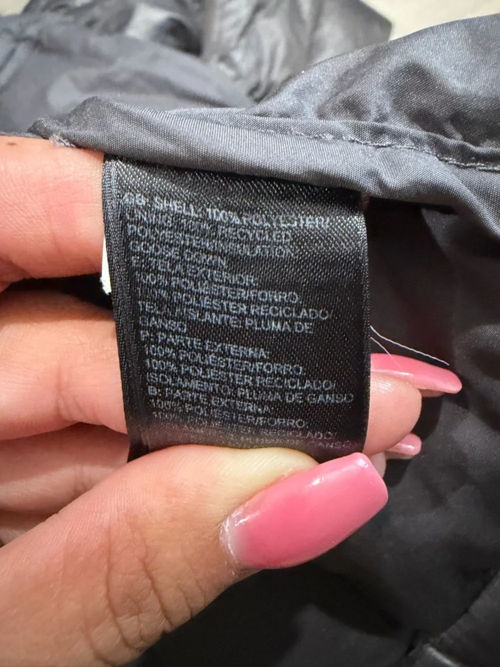 The North Face lightweight quilted
